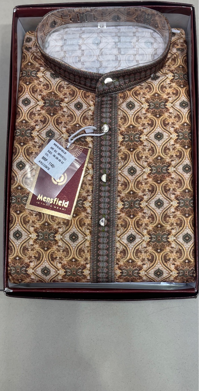 Mensfield Ethnic Wear Kurta. Imported view 9