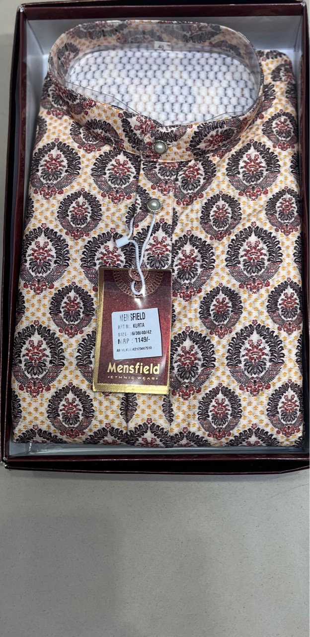 Mensfield Ethnic Wear Kurta. Imported view 7
