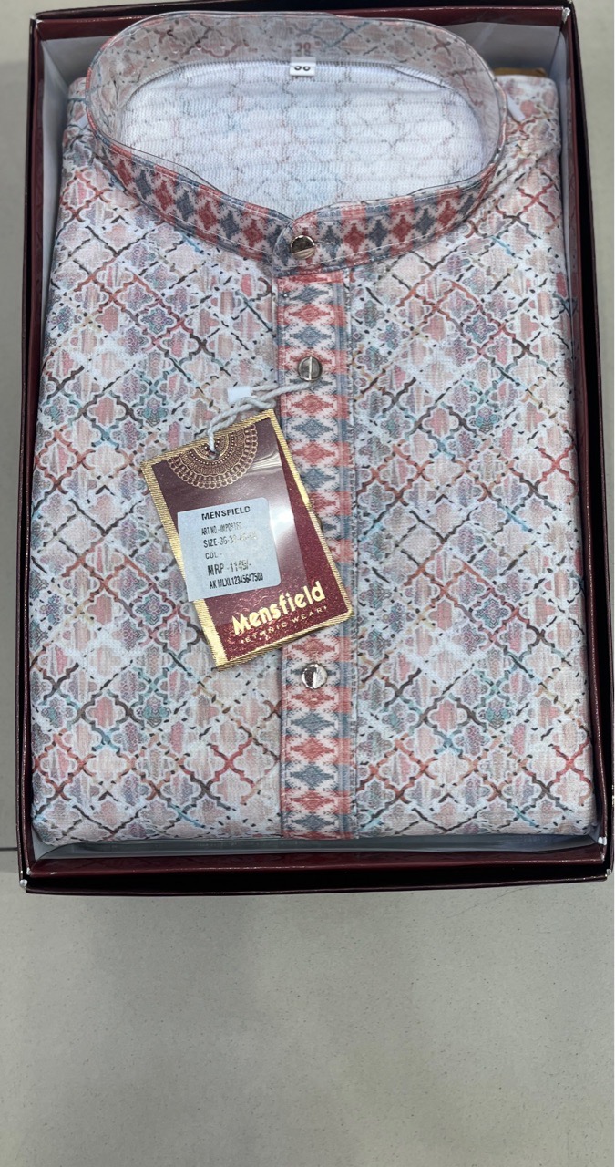 Mensfield Ethnic Wear Kurta. Imported view 6