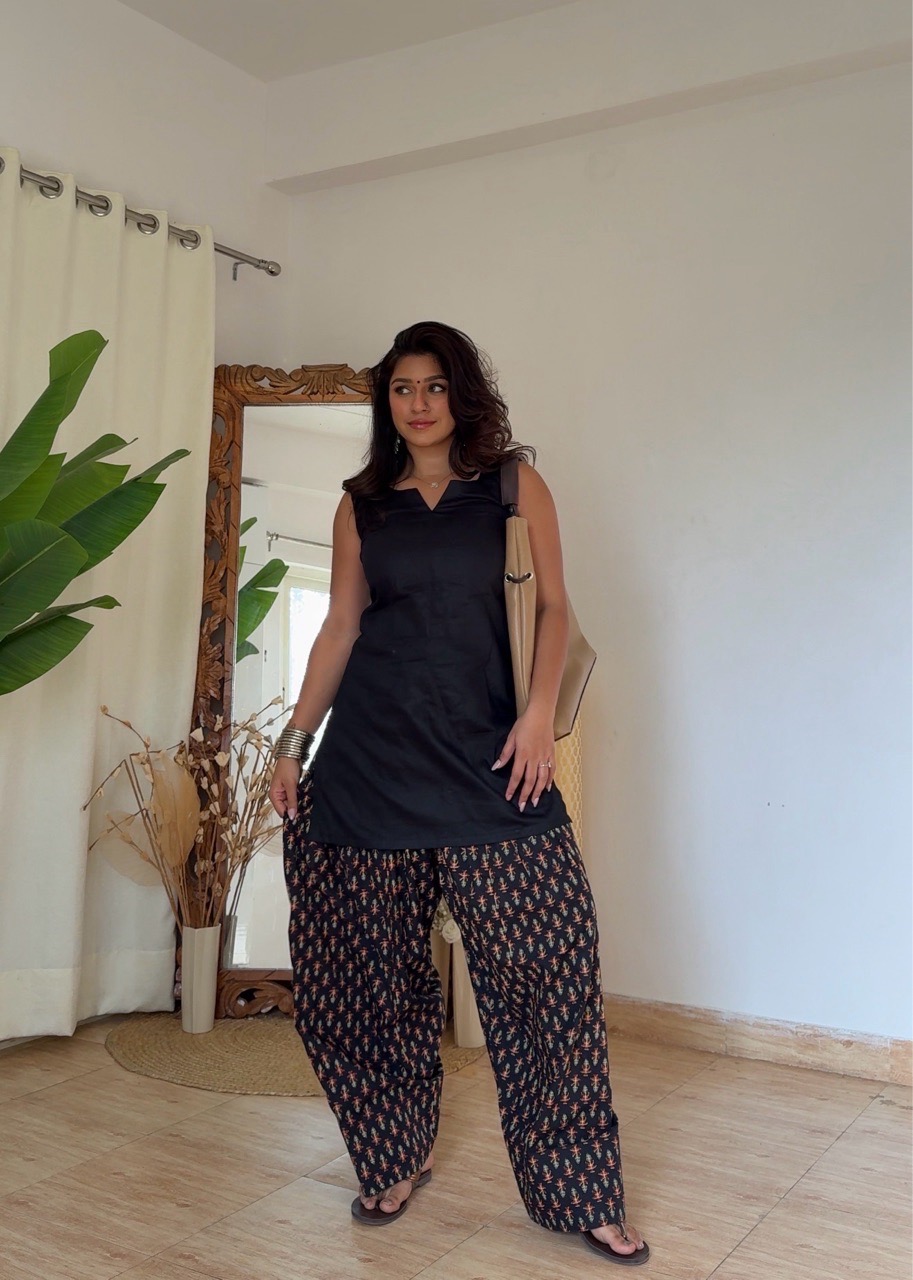 Printed Farshi salvar set view 4